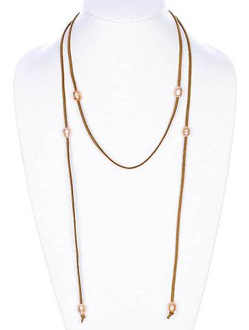 NECKLACE  MMN15045BRO - Scarvesnthangs
 - 2