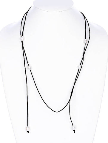 NECKLACE  MMN15047BLK - Scarvesnthangs
 - 2