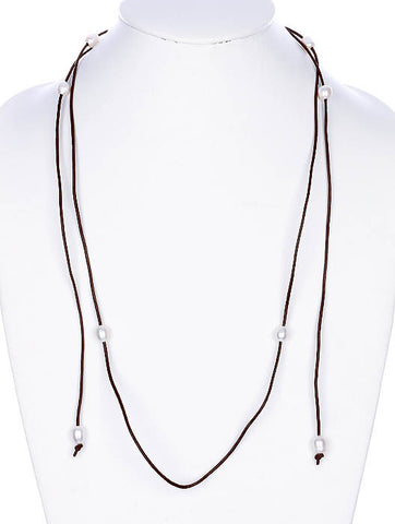 NECKLACE  MMN15047BRO - Scarvesnthangs
 - 2