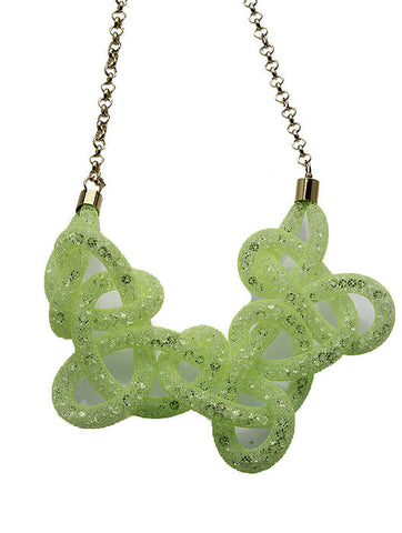 NECKLACE  MMN15048GDGRN - Scarvesnthangs
 - 2