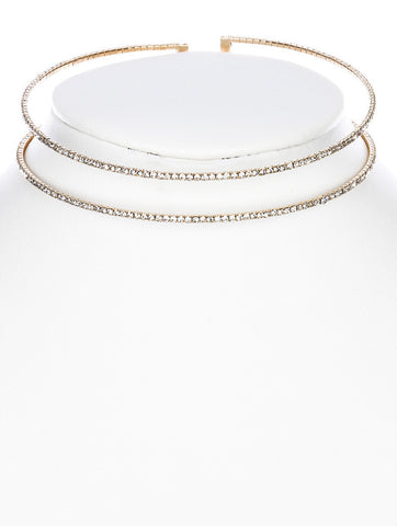 NECKLACE  MMN15125GDCLR - Scarvesnthangs
 - 2