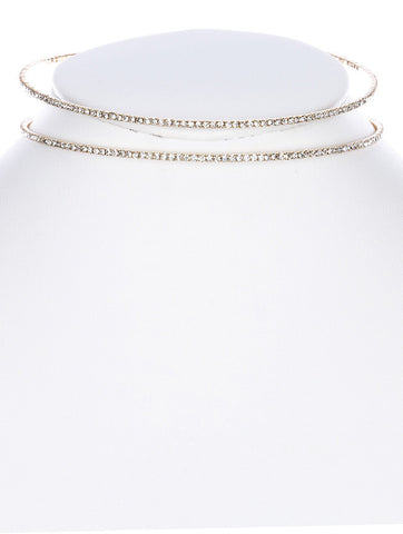 NECKLACE  MMN15127GDCLR - Scarvesnthangs
 - 2