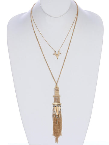 NECKLACE  MMN15170GDGOD - Scarvesnthangs
 - 2