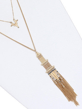 NECKLACE  MMN15170GDGOD - Scarvesnthangs
 - 3