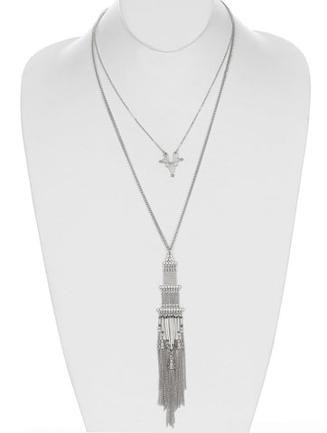 NECKLACE  MMN15170RDSIV - Scarvesnthangs
 - 2