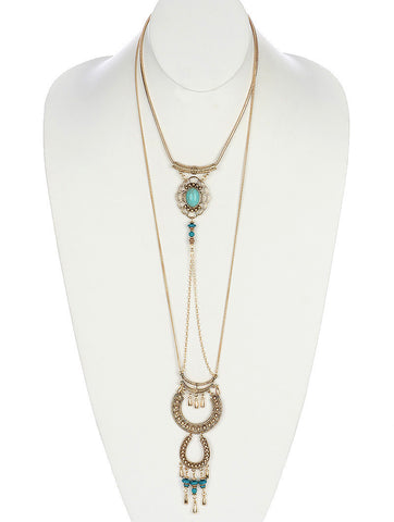 NECKLACE  MMN15297GDTUQ - Scarvesnthangs
 - 2