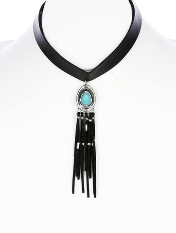 NECKLACE  MMN15322RDTUQ - Scarvesnthangs
 - 2