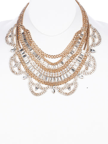 NECKLACE  MMN15330GDCLR - Scarvesnthangs
 - 2