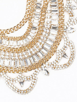 NECKLACE  MMN15330GDCLR - Scarvesnthangs
 - 3