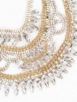 NECKLACE  MMN15331GDCLR - Scarvesnthangs
 - 3