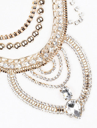 NECKLACE  MMN15333GDCLR - Scarvesnthangs
 - 3