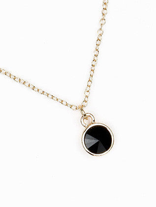 NECKLACE  MMN41847GDBLK - Scarvesnthangs
 - 3