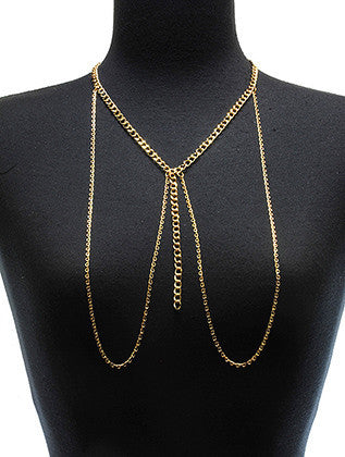 NECKLACE  MMN82377GDGOD - Scarvesnthangs
 - 3