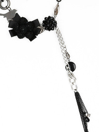 NECKLACE  MMS12788RDBLK - Scarvesnthangs
 - 3