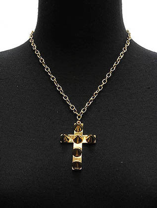 NECKLACE  NHN1056GDGOD - Scarvesnthangs
 - 3