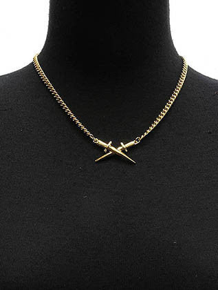 NECKLACE  NHN1094RDSIV - Scarvesnthangs
 - 3