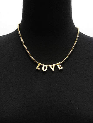 NECKLACE  NHN1100GDBLK - Scarvesnthangs
 - 3