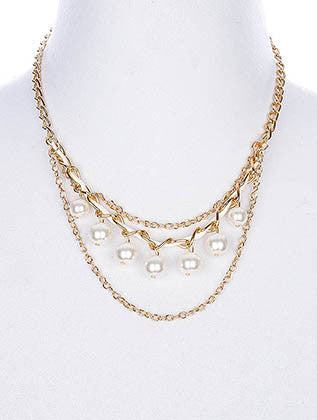 NECKLACE  NIN1409GDWHT