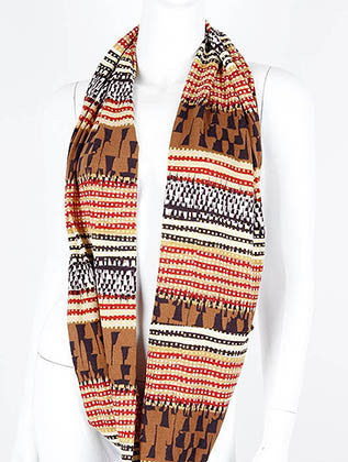 SCARF   PRINT  NLF5059YEW - Scarvesnthangs
 - 3