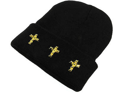 HAT AND CAP   CROSS  NLH2120GDBLK