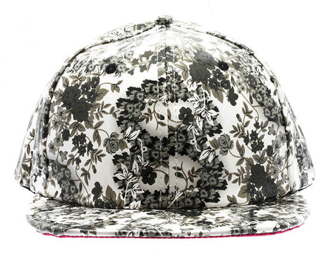 HAT AND CAP   FLORAL  NLH2162BLK - Scarvesnthangs
 - 2