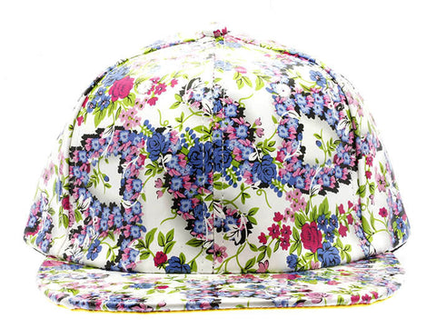 HAT AND CAP   FLORAL  NLH2162PUR - Scarvesnthangs
 - 2
