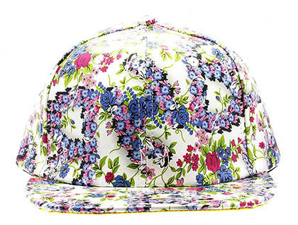 HAT AND CAP   FLORAL  NLH2162PUR