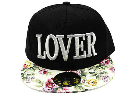 HAT AND CAP   LOVER  NLH2172BKWHT
