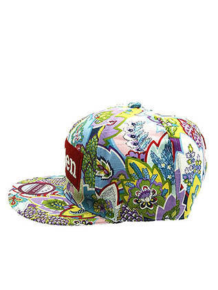 HAT AND CAP   FLORAL  NLH2181BLU - Scarvesnthangs
 - 3