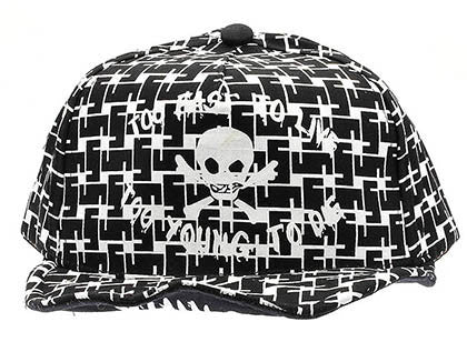 HAT AND CAP   SKULL  NLH2184BLK