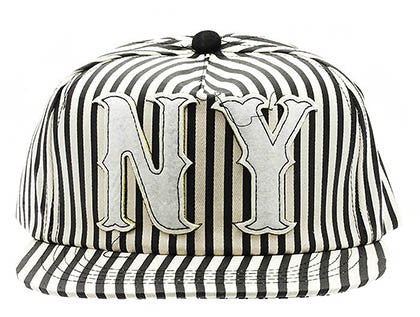 HAT AND CAP   STRIPES  NLH2185BLK