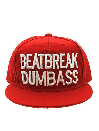 HAT AND CAP   MESSAGE  NLH2284RED