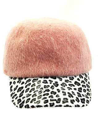 HAT AND CAP   LEOPARD PRINT  NLH2323PNK
