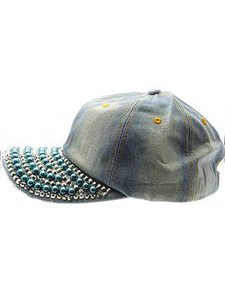 HAT AND CAP   PEARL  NLH2342BLU - Scarvesnthangs
 - 3
