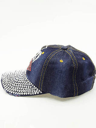 HAT AND CAP   NO7 LOVE PARIS  NLH2352RDDBLU - Scarvesnthangs
 - 3