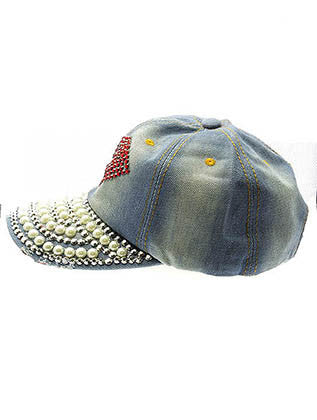 HAT AND CAP   PEARL  NLH2364BLU - Scarvesnthangs
 - 3