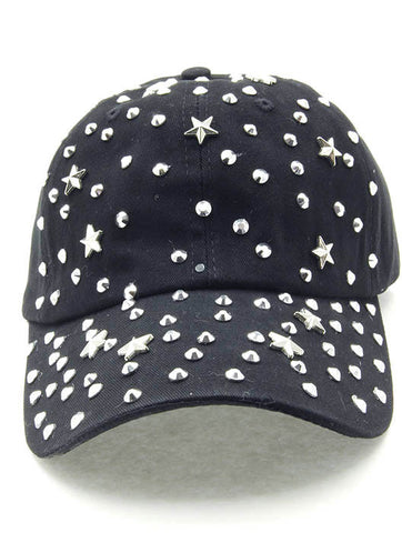 HAT AND CAP   STAR  NLH2370RDBLK - Scarvesnthangs
 - 2