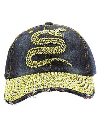 HAT AND CAP   SNAKE  NLH2403GDDBLU