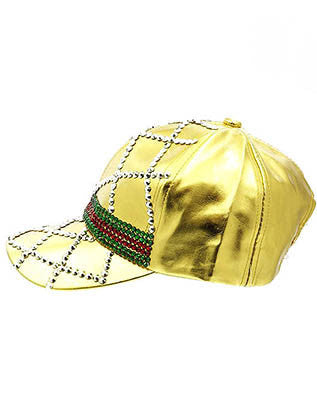 HAT AND CAP   STUDDED  NLH2407RDGOD - Scarvesnthangs
 - 3