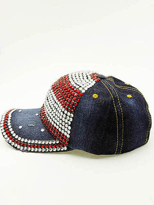 HAT AND CAP   METALLIC STUD  NLH2410RDRED - Scarvesnthangs
 - 3