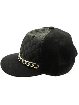 HAT AND CAP   CHUNKY CHAIN  NLH2422GDBLK - Scarvesnthangs
 - 3
