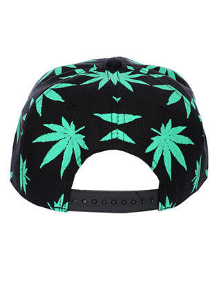 HAT AND CAP   LEAF PRINT  NLH3053GRN - Scarvesnthangs
 - 3
