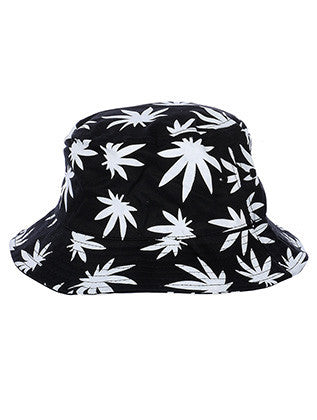 HAT AND CAP   LEAF PRINT  NLH3054WHT