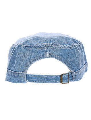 HAT AND CAP   LUCITE STONE  NLH3058RDBLU - Scarvesnthangs
 - 3