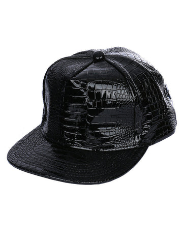 HAT AND CAP   ALLIGATOR SKIN PATTERN  NLH3060BLK - Scarvesnthangs
 - 2