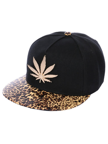 HAT AND CAP   METAL LEAF  NLH3063GDBRO - Scarvesnthangs
 - 2