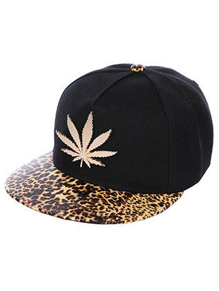 HAT AND CAP   METAL LEAF  NLH3063GDBRO