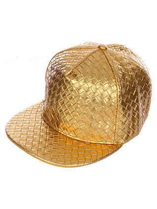HAT AND CAP   BASKET WEAVE PATTERN  NLH3069GDGOD