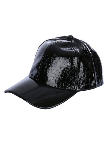 HAT AND CAP   SNAKE SKIN PATTERN  NLH3070BLK - Scarvesnthangs
 - 2