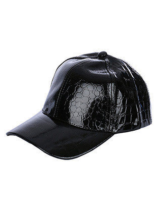 HAT AND CAP   SNAKE SKIN PATTERN  NLH3070BLK